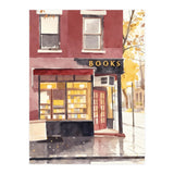Cozy Bookshop, Autumn Book Shop Street Art, LibraryBook Store (Print Only) thumbnail