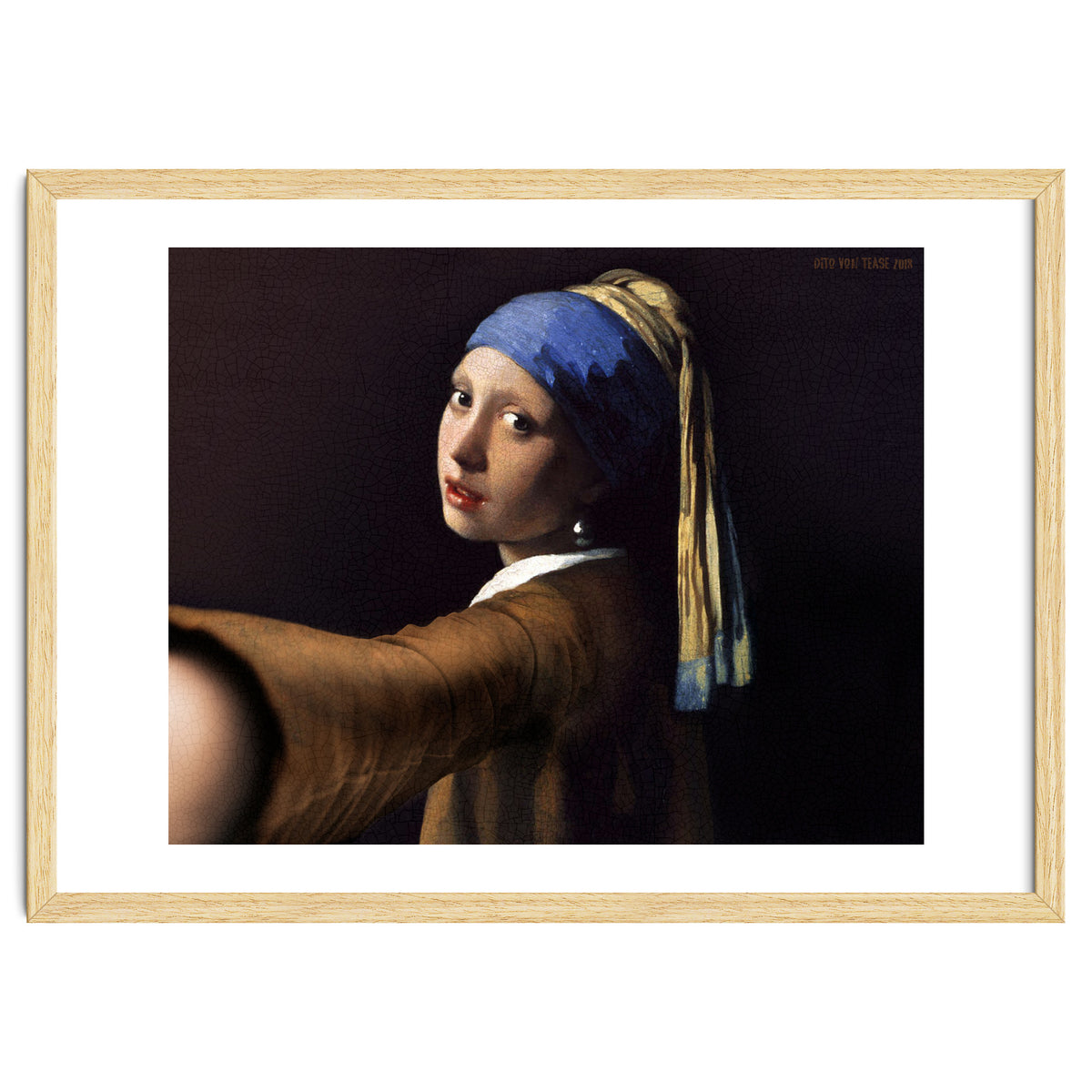 Girl With A Pearl Earring - Vermeer - Selfie