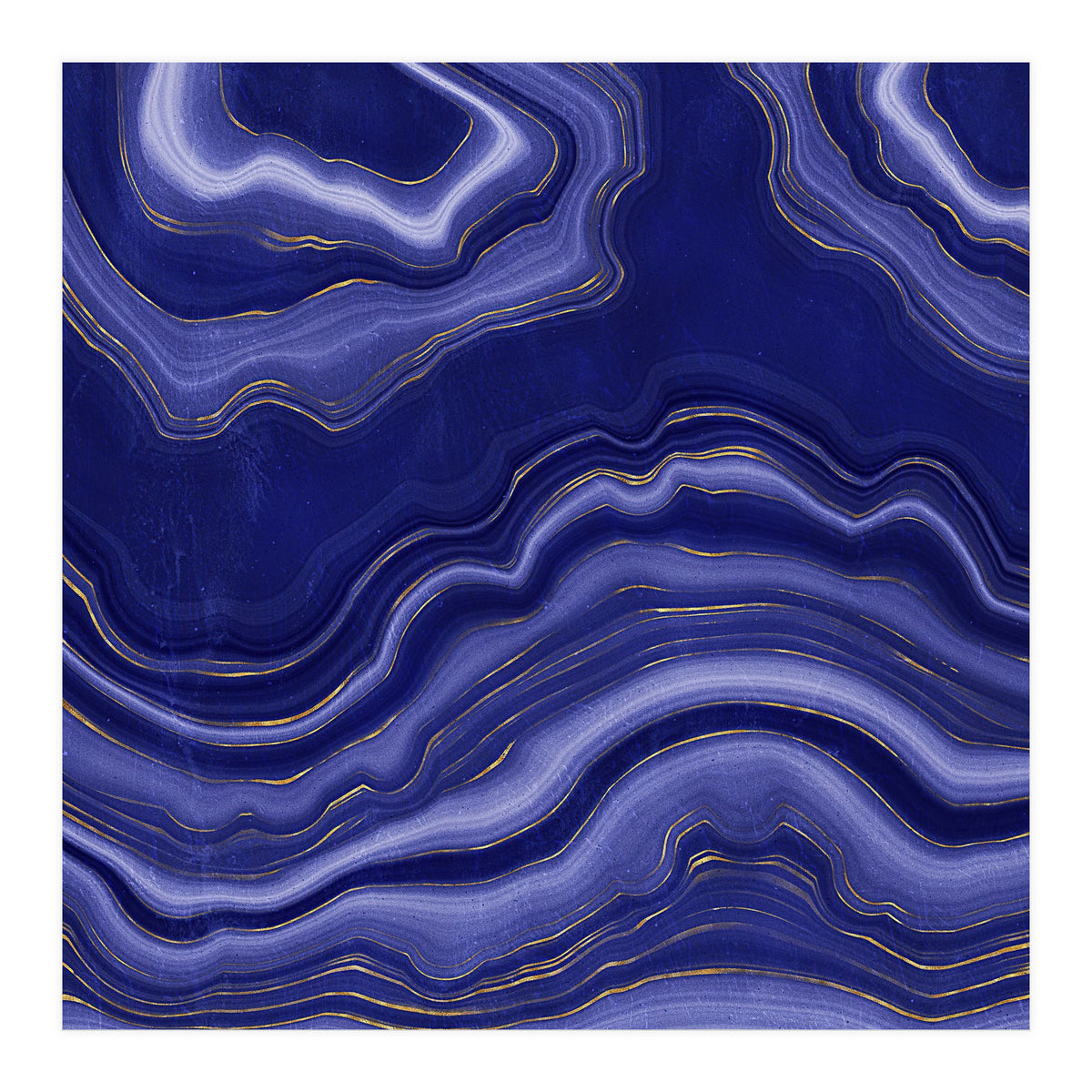 Blue Agate Texture 06 (Print Only)