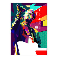 Thom Yorke Singer Musician Pop Art WPAP (Print Only)