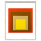 Josef Albers - Red, Brown, Golden thumbnail
