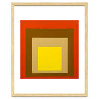 Josef Albers - Red, Brown, Golden