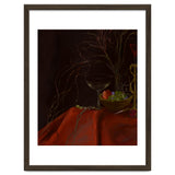 Dark Baroque Still Life Table and Wine oil thumbnail