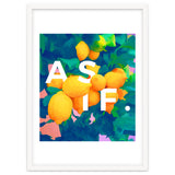 As If. | Typography Attitude Confidence Quote | Lemon Garden Botanical Vintage Quirky Lettering thumbnail