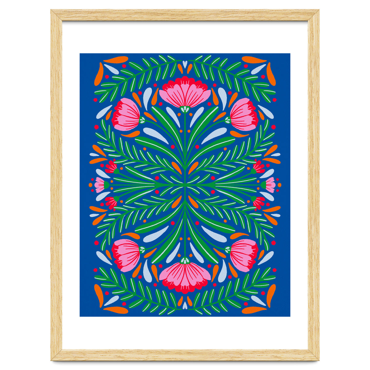 Bold Symmetrical Flowers