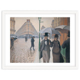 Gustave Caillebotte: Rue de Paris, temps de pluie - Paris Street in Rainy Weather, 1877. thumbnail
