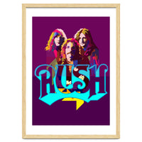 Rush Classic Rock Pop Art WPAP