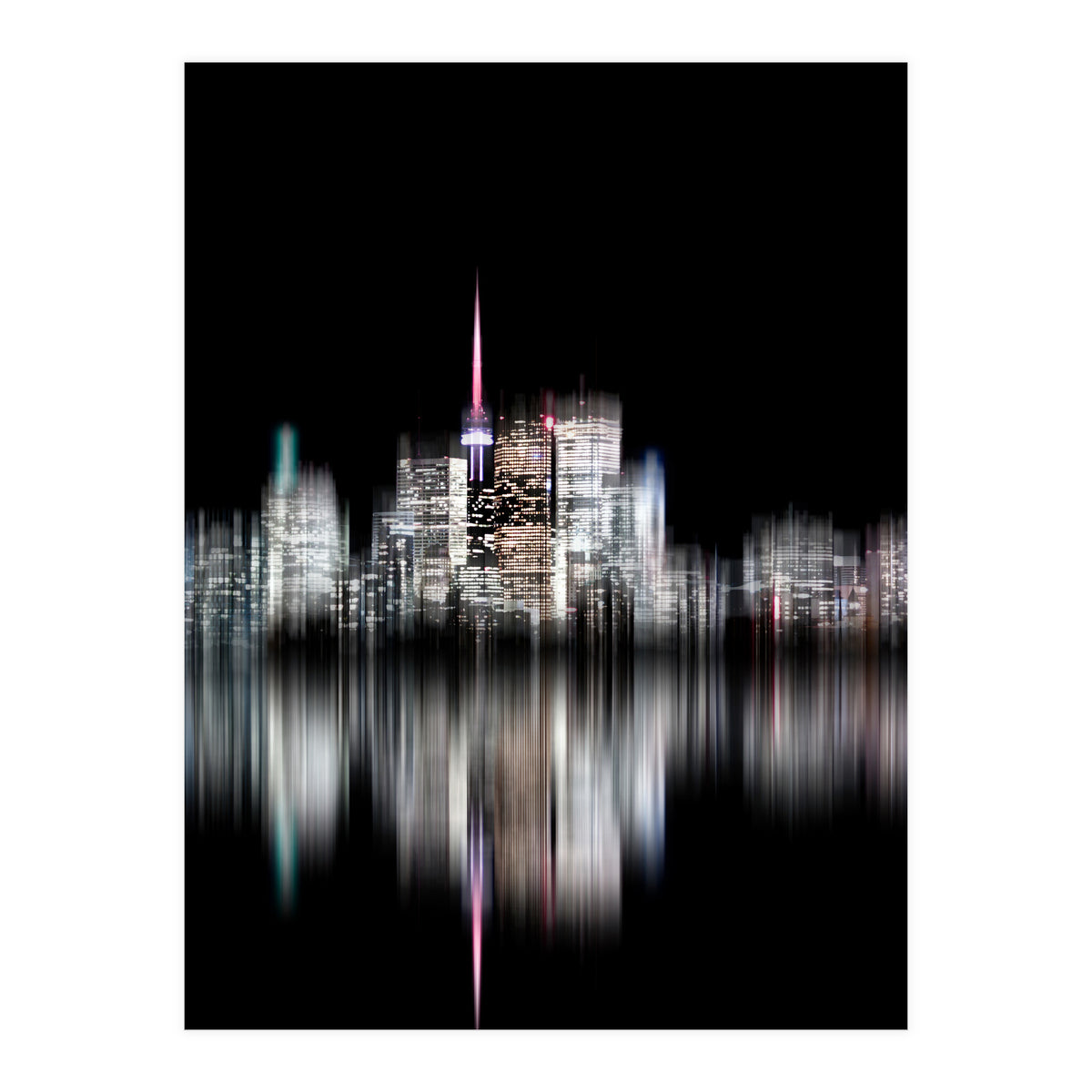 Toronto Skyline Blur Version No 2 (Print Only)