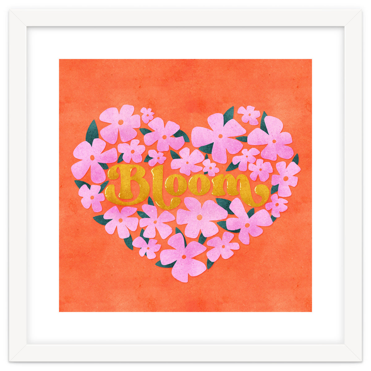 Bloom Floral Heart