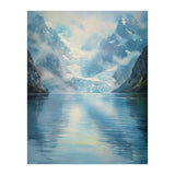 Ethereal Descent: The Glimmering Silence of the Ancient Glacial Fjord (Print Only) thumbnail