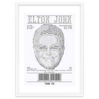 Receipt Art Elton John