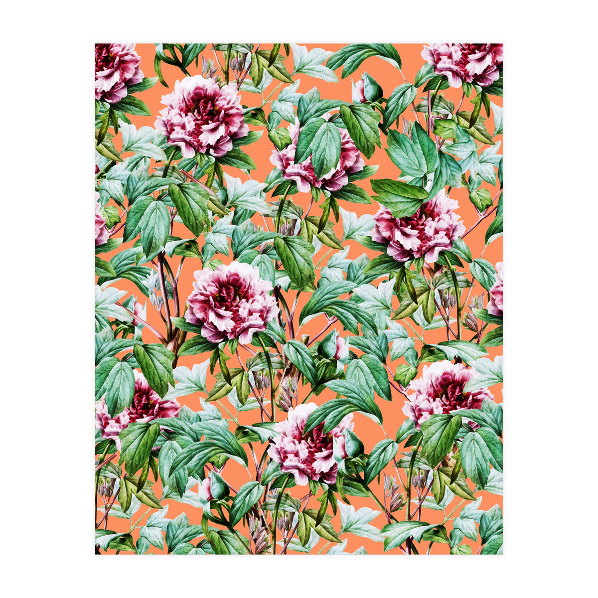 Frosty Florals || #society6 #decor #buyart (Print Only)