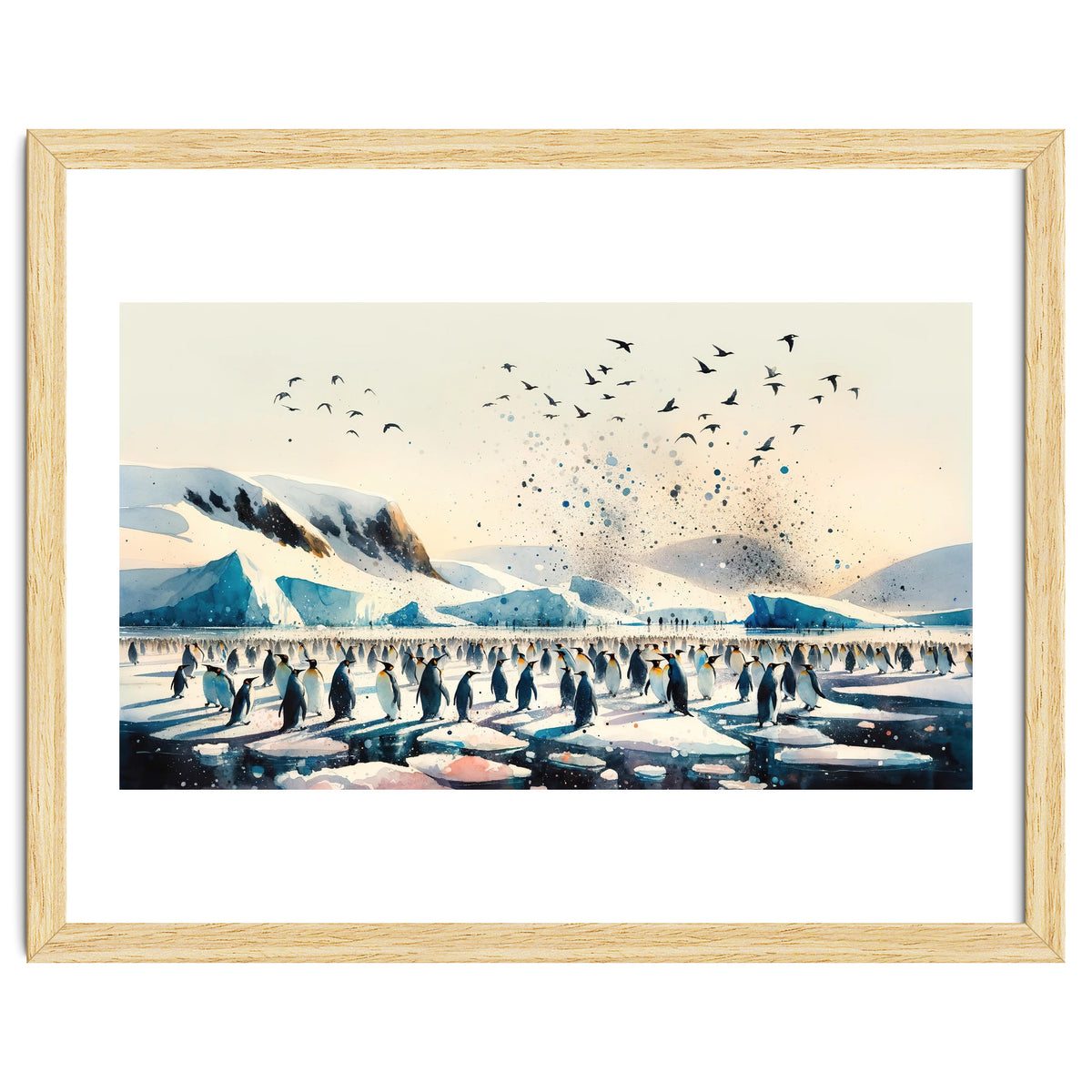 Antarctic Expanse Penguins Path