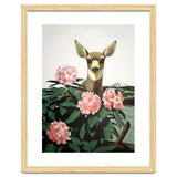 Japan, Doe in Blossom Bush thumbnail