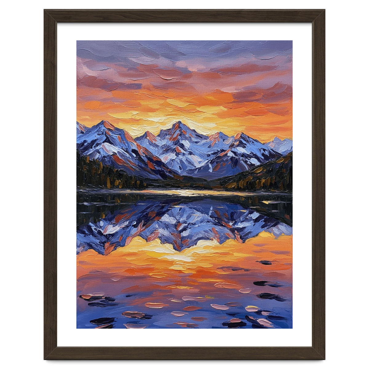Alpenglow Reflections