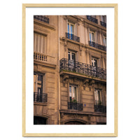 Street Photography - Haussmanian Facade, Paris