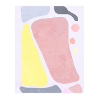 Organic Rustic Abstract Shapes Pastel II (Print Only)