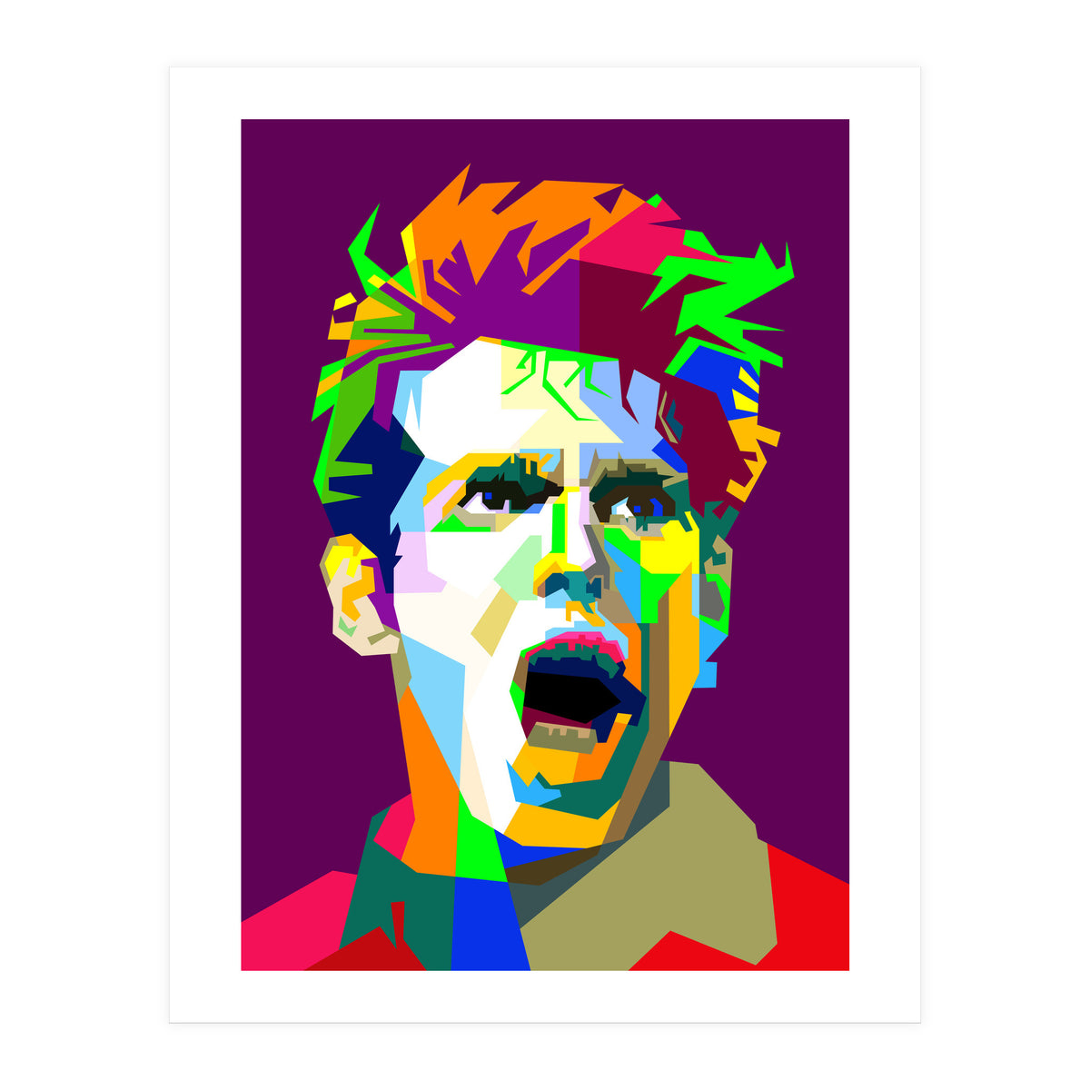 Ricardo Kaka Brazilian Football Pop Art WPAP (Print Only)