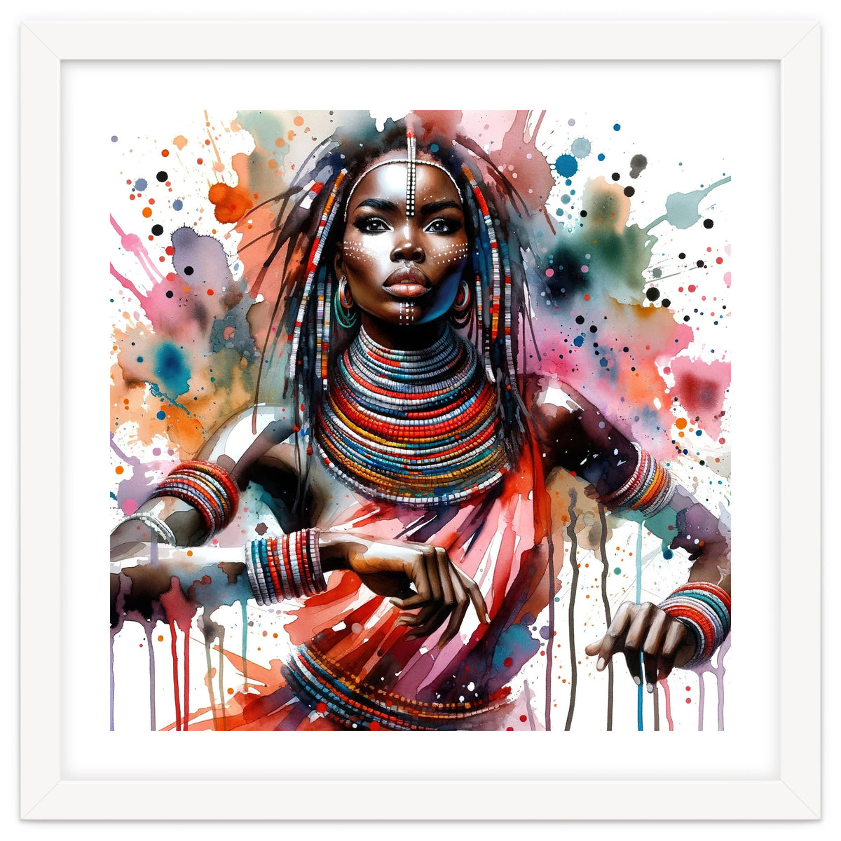 Beaded Majesty Dancer Portrait