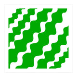 Green Wavy (Print Only) thumbnail