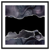 Black & Silver Glitter Agate Texture 03 thumbnail