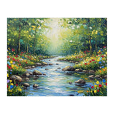 Sunlit Forest Stream (Print Only) thumbnail