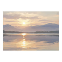Golden Horizon at Dusk (Print Only)