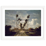 'The Avenue at Middelharnis', 1689, Oil on canvas, 103 x 141 cm. thumbnail