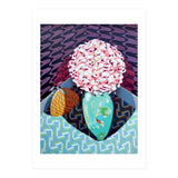 A moth behind the flowers (Print Only) thumbnail
