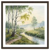 Birch Grove Serenity: A Meadow Wildflower Path thumbnail