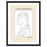 La Bella Principessa – Leonardo Da Vinci Ascii Art thumbnail