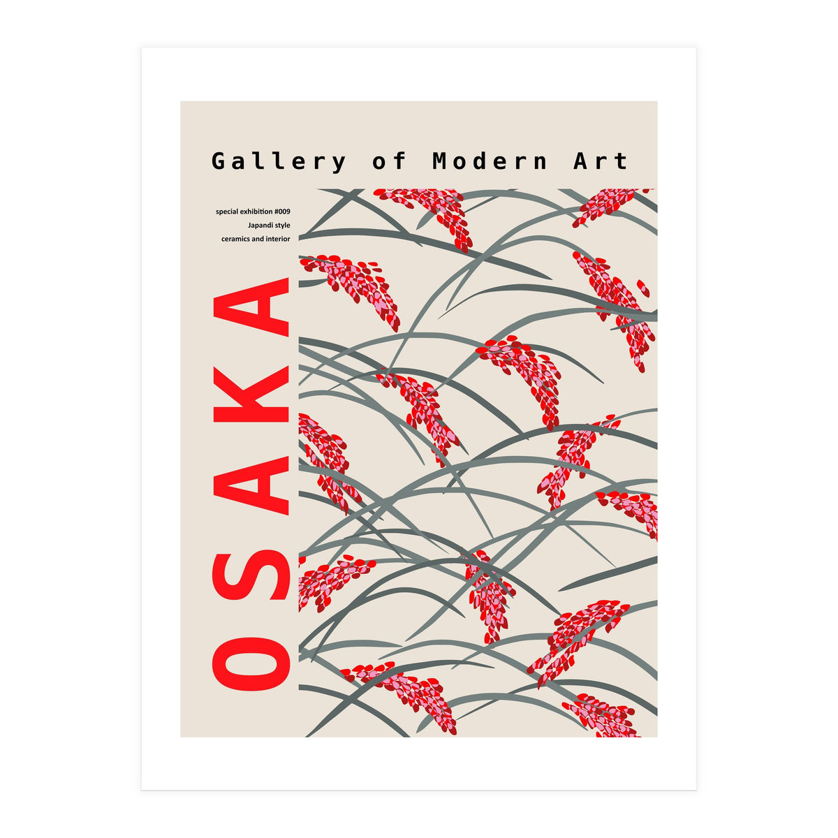 Gallery of Modern Art Osaka Japandi style (Print Only)