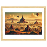 Vintage Bagan Poster, Myanmar thumbnail