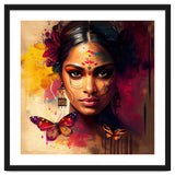 Golden Butterfly Hindu Portrait thumbnail
