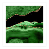 Green & Gold Agate Texture 13 (Print Only) thumbnail