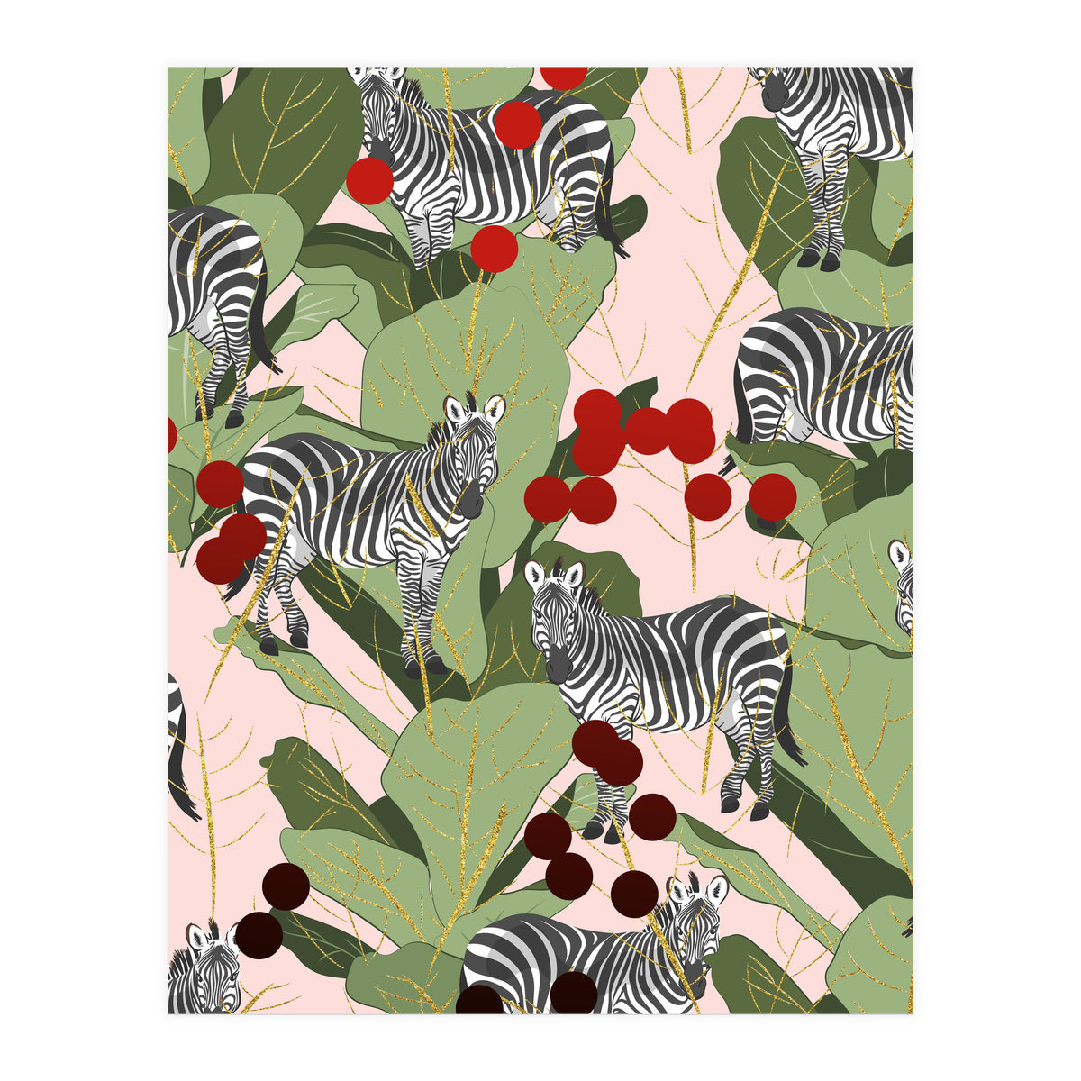 Zebra Harem #society6 #decor #buyart (Print Only)