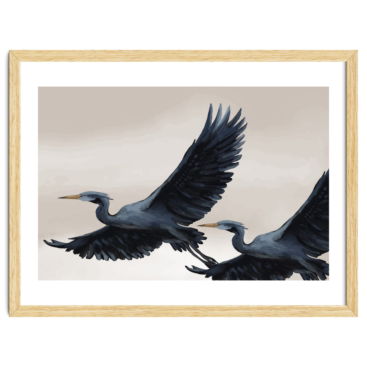 Migrating Herons