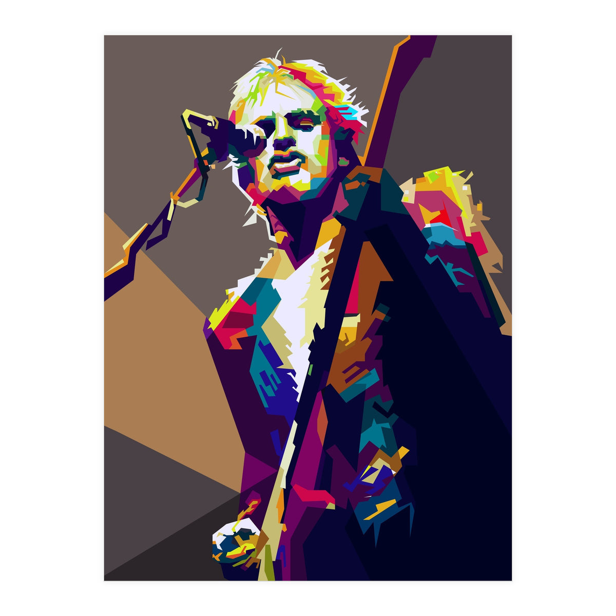 Sting The Police Pop Art WPAP (Print Only)