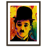 Charlie Chaplin Colorful Abstract Art thumbnail