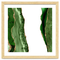 Green & Gold Agate Texture 20