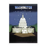 Washington, White House at Night (Print Only) thumbnail