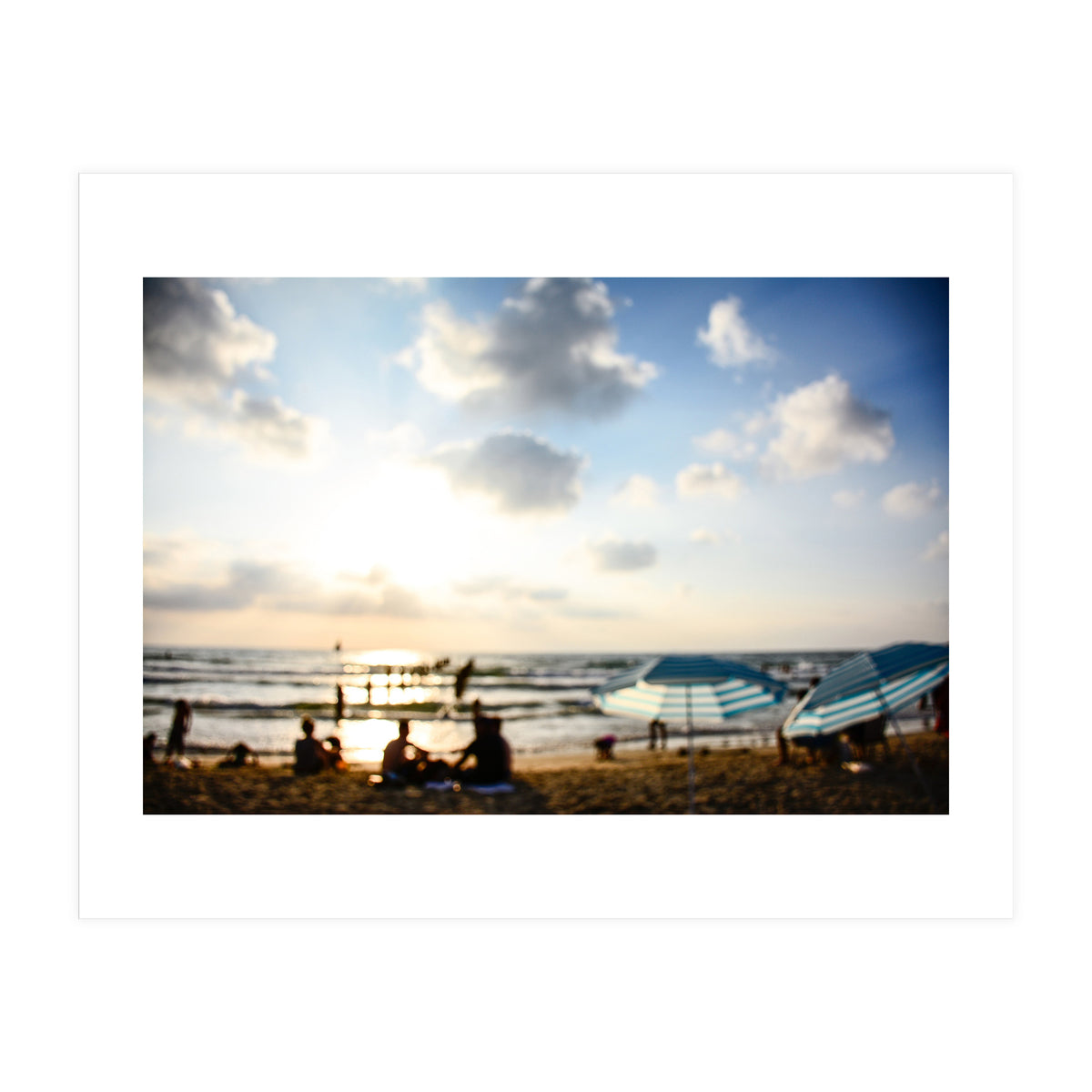 Late afternoon at the beach (Print Only)