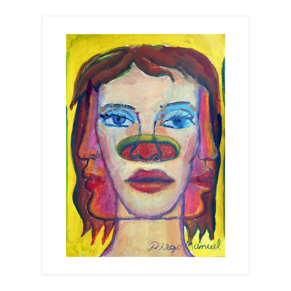 Cabeza De Mujer 16 (Print Only)