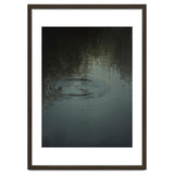 Moody Rain Puddle Ripples Oil Painting thumbnail