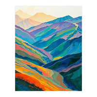Abstract Mountain Landscape (Print Only)