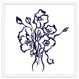 flowers line art thumbnail