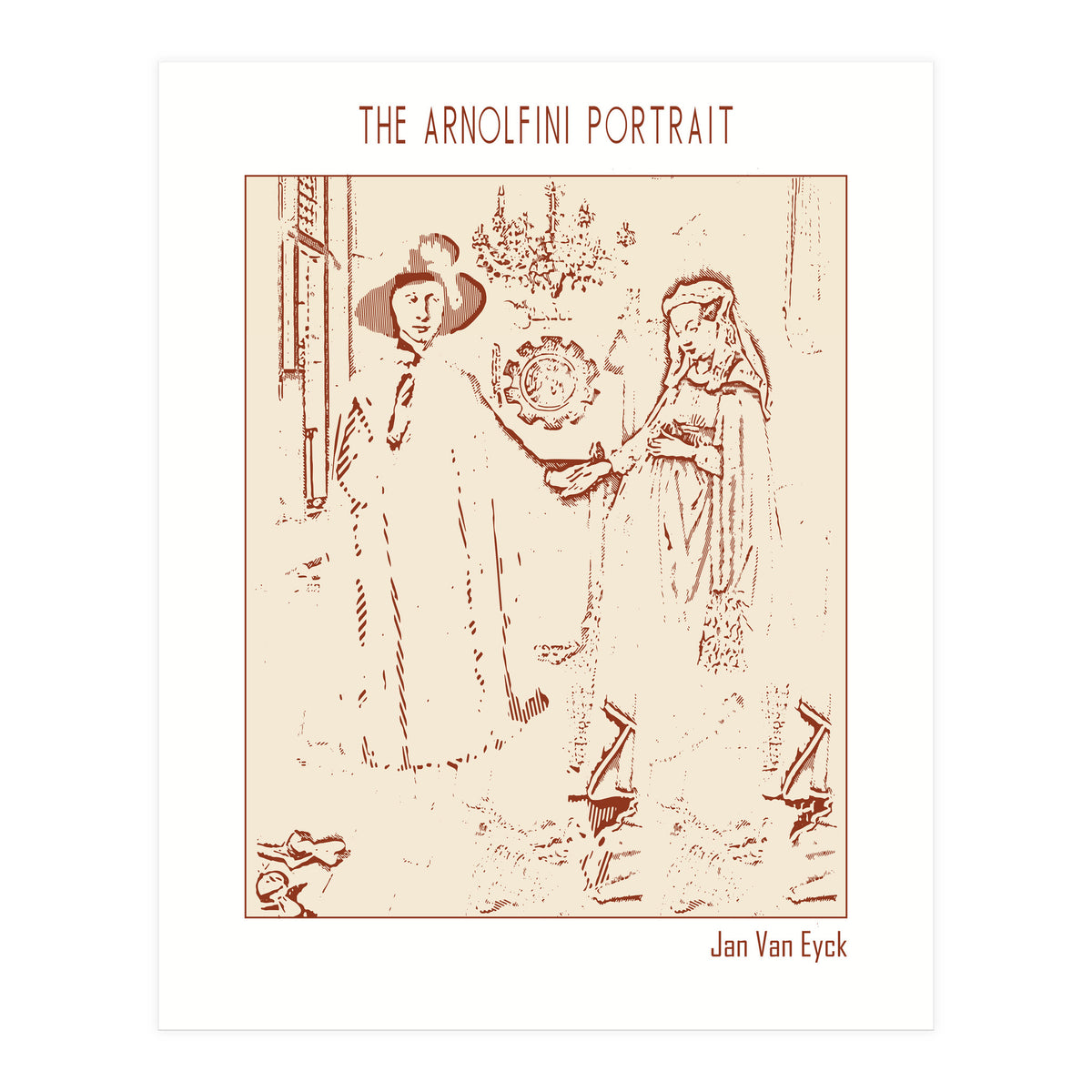 The Arnolfini Portrait  (Print Only)