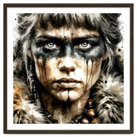 Fur Collar Warrior Portrait
