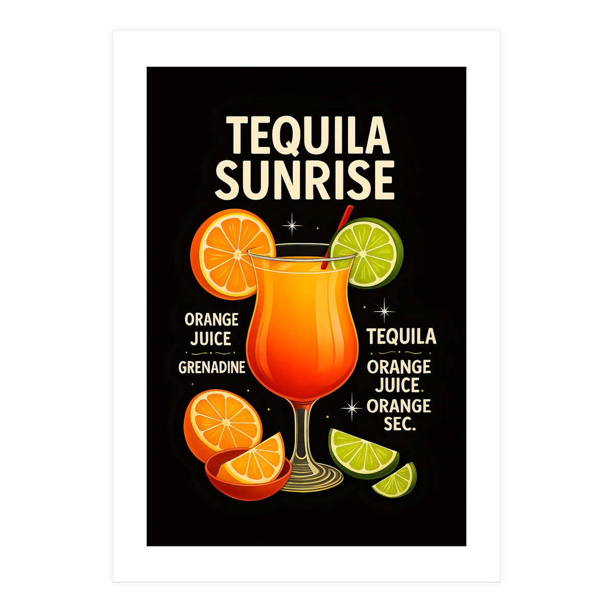 Tequila Sunrise (Print Only)