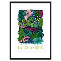 La Botanique, Botanical Garden, Colorful Jungle Print, Boho FLower Market
